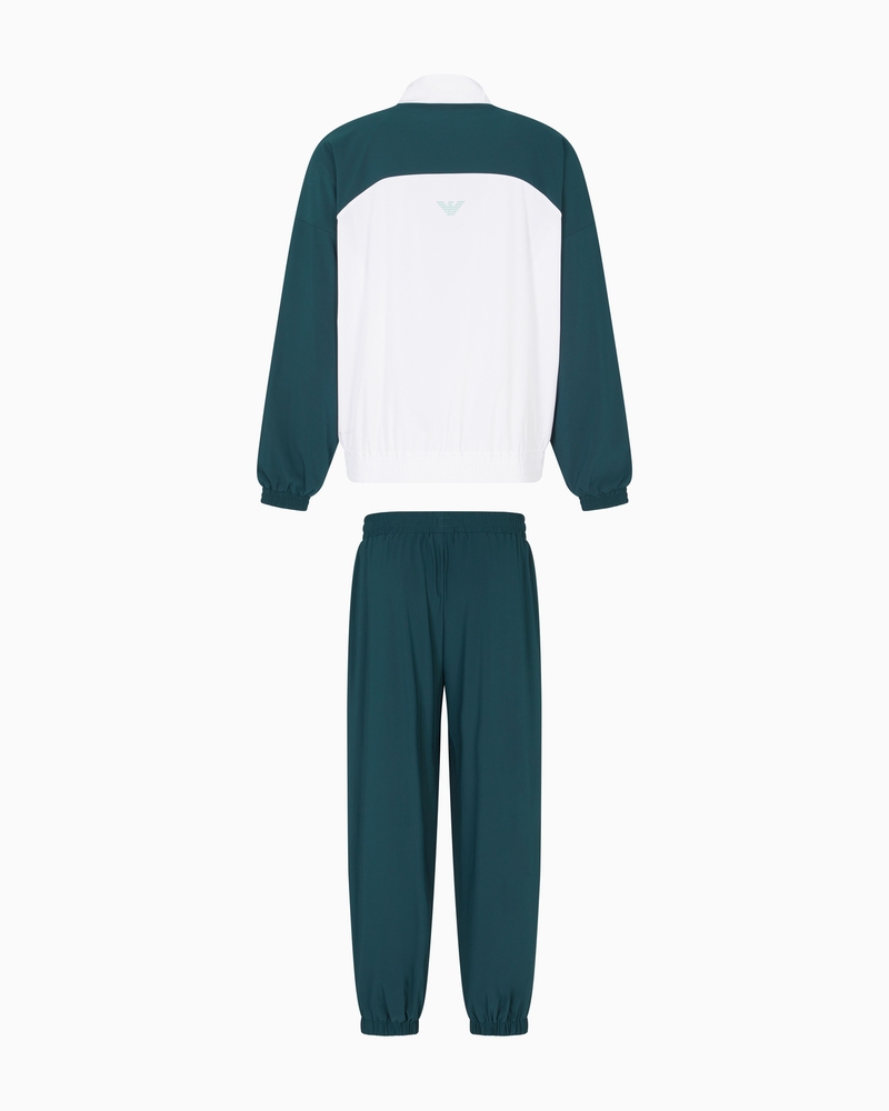 Trening EA7 TENNIS PRO M T-SUIT T-TOP FZ CH PL ST COLORBLOCK - imagine 3