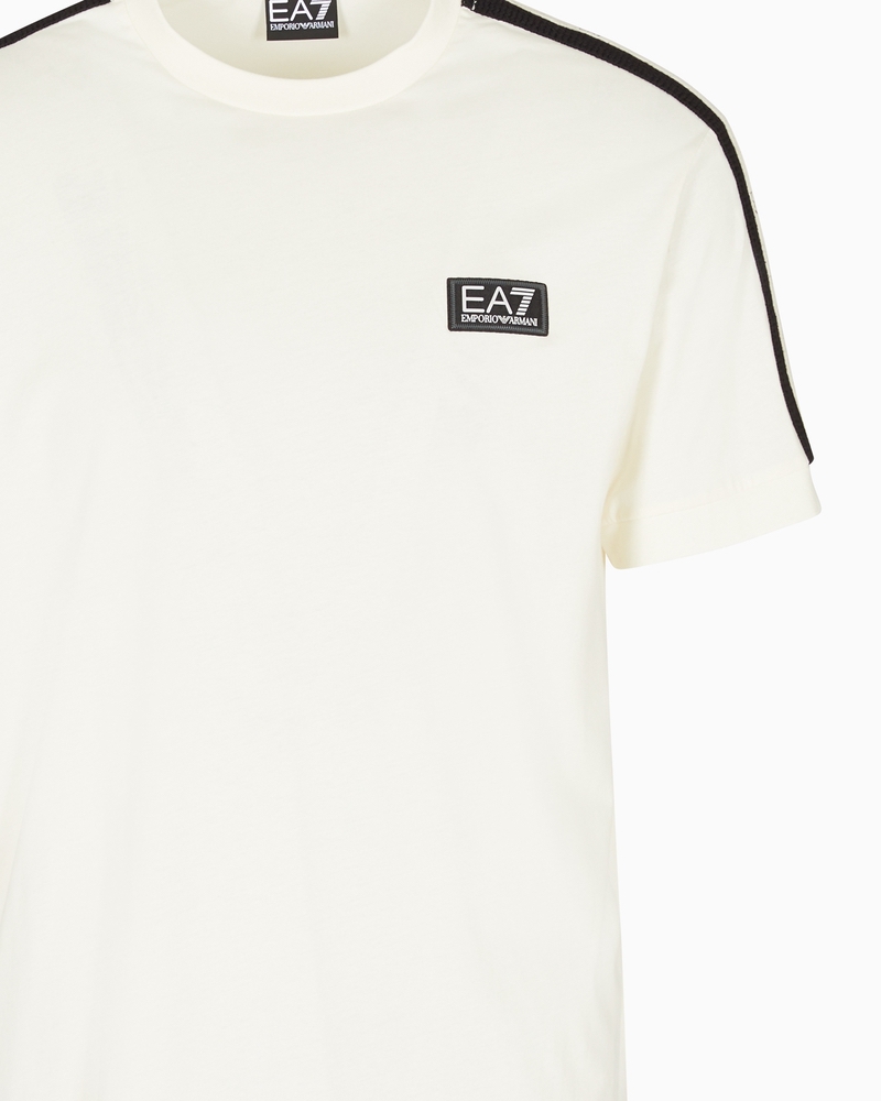 Tricou EA7 TRAIN LOGO SERIES M TAPE TEE SS CO - imagine 3