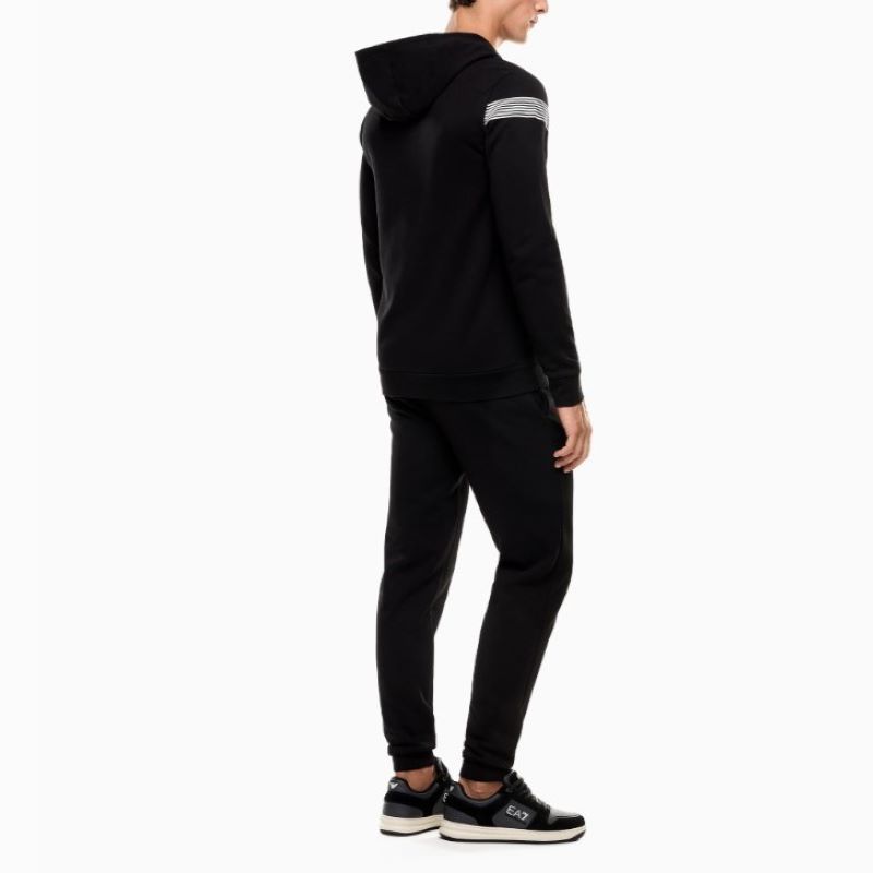Trening EA7 TRAIN 7 LINES M T-SUIT HOODIE FZ CH BR - imagine 2