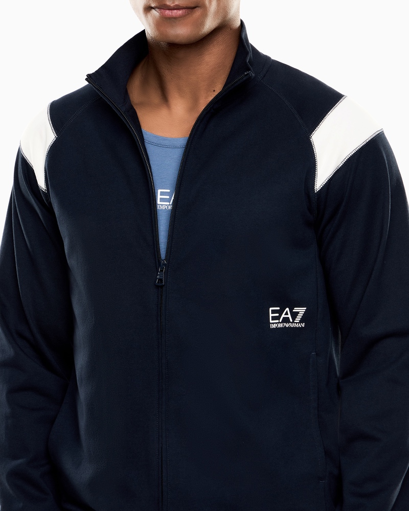 Trening EA7 TRAIN CORE ID M T-SUIT T-TOP FZ CH LIGHT COFT - imagine 4