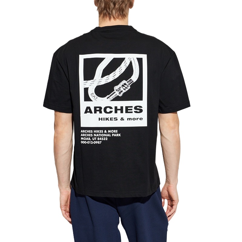 Tricou EA7 TRAIN GRAPHIC SERIES M TEE SS EQUIPMENT - imagine 2