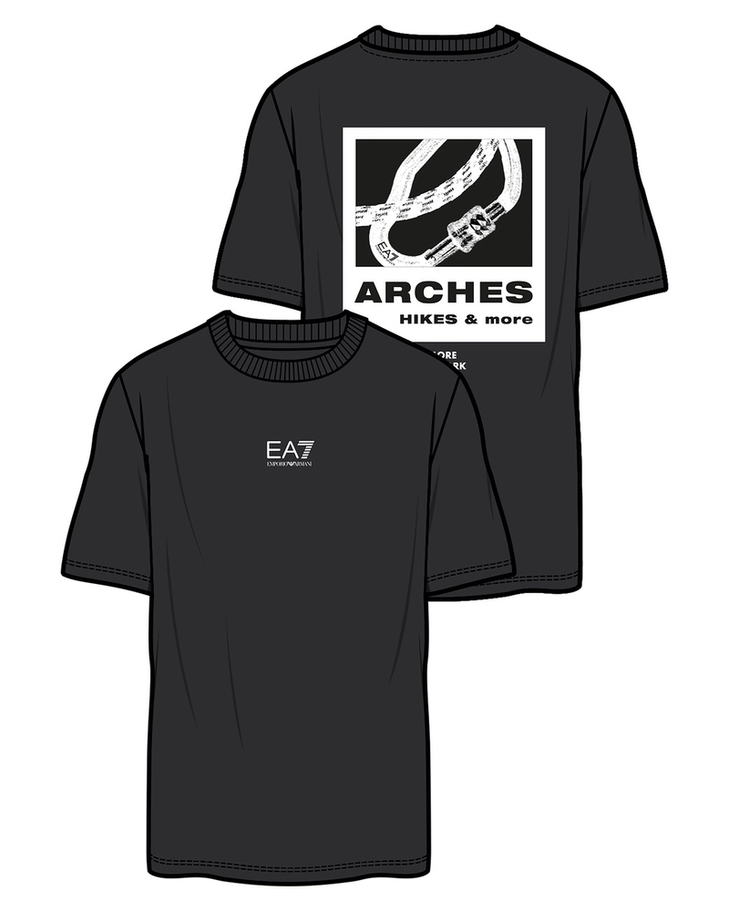 Tricou EA7 TRAIN GRAPHIC SERIES M TEE SS EQUIPMENT - imagine 3