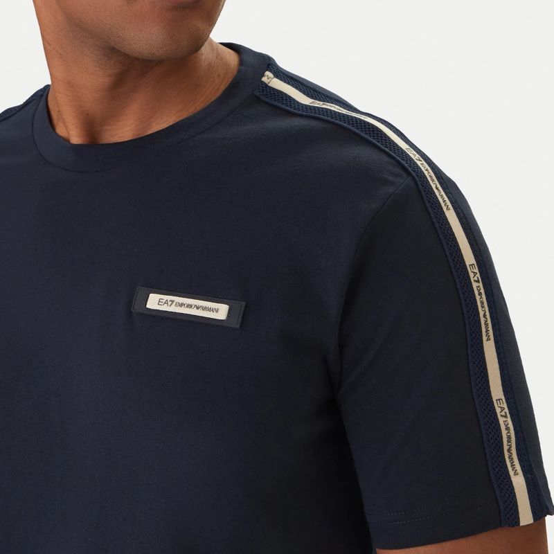 Tricou EA7 TRAIN LOGO SERIES MAN TEE SS  TAPE - imagine 3