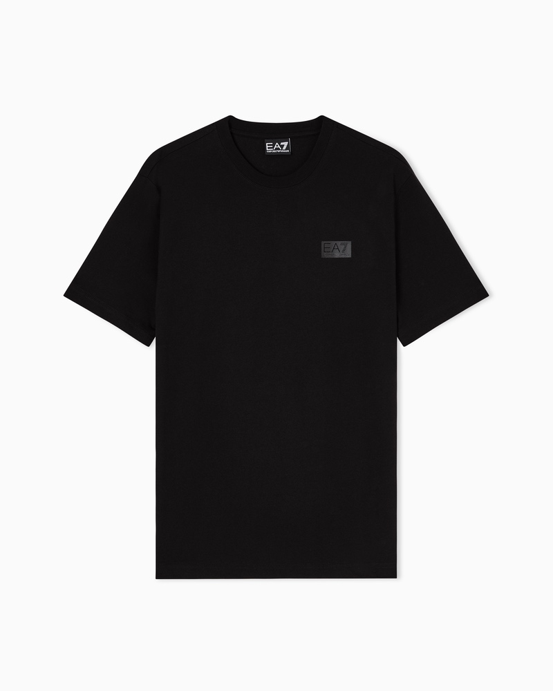 Tricou EA7 TRAIN LOGO SERIES M OVERSIZE  LOGO TEE SS - imagine 4