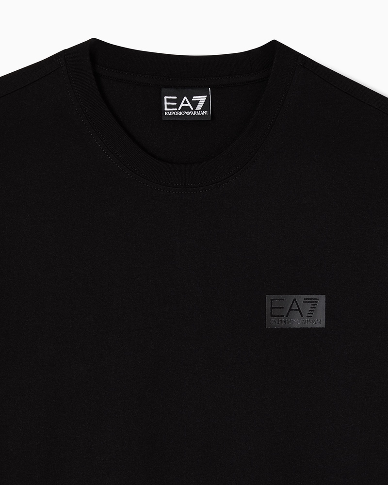 Tricou EA7 TRAIN LOGO SERIES M OVERSIZE  LOGO TEE SS - imagine 5