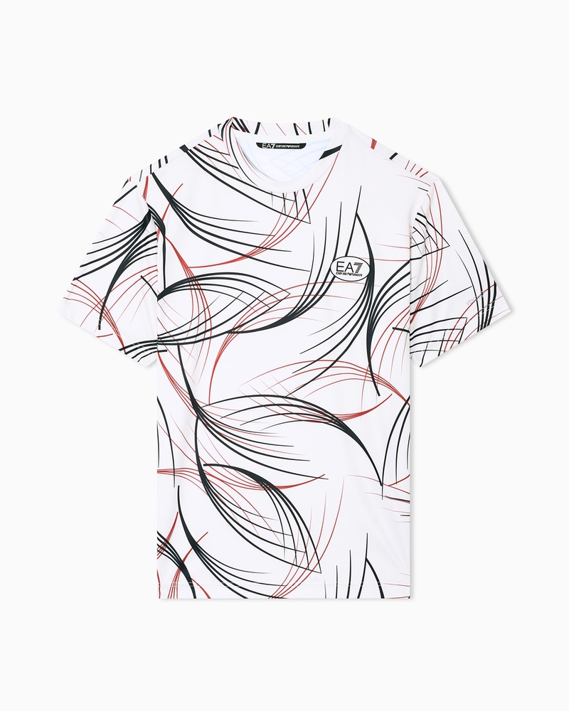 Tricou EA7 TENNIS PRO M TEE GRAPHIC PL - imagine 3