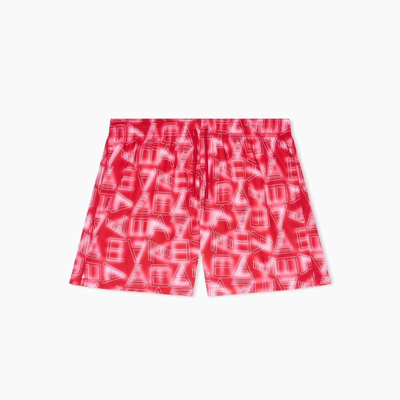 Sort de baie EA7 WATER SPORT BW M MONOGRAM NEON BOXER