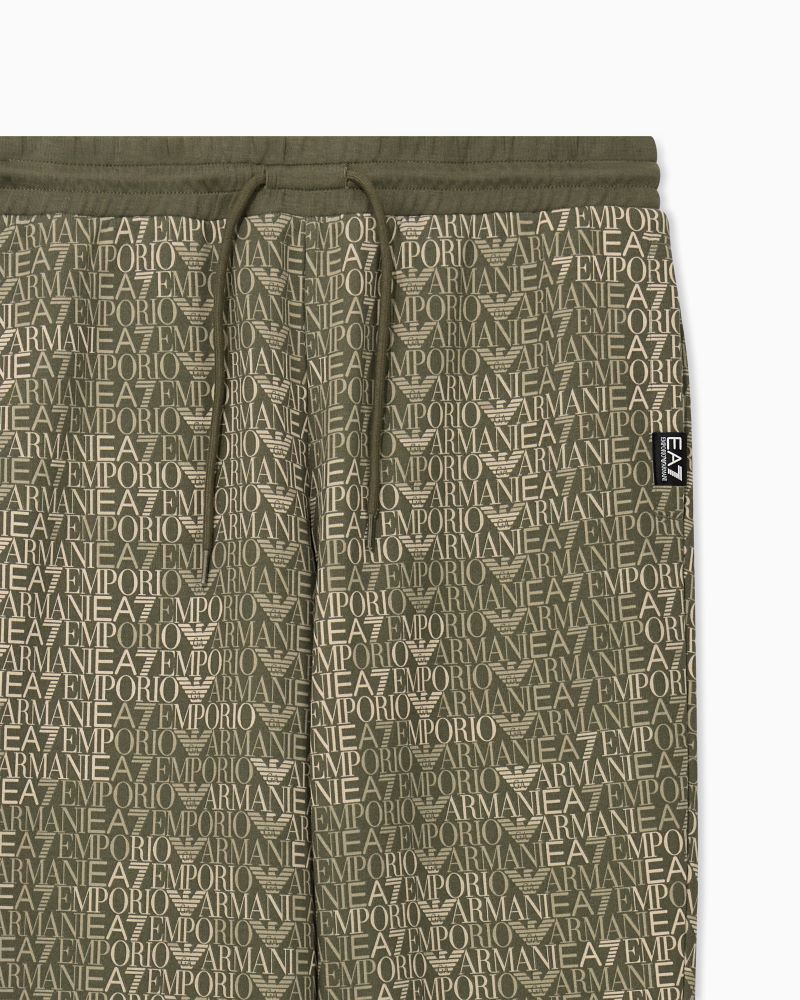 Pantaloni EA7 TRAIN LOGO SERIES M PANTS CH MONOGRAM COPL
