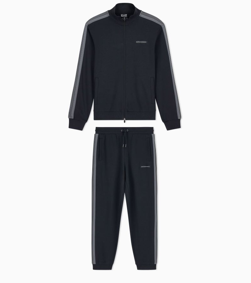 Trening EA7 TRAIN LOGO SERIES M T-SUIT T-TOP FZ CH 7 LINES COPL