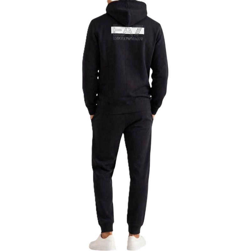 Trening EA7 TRAIN VISIBILITY M T-SUIT HOODIE FZ CH BR