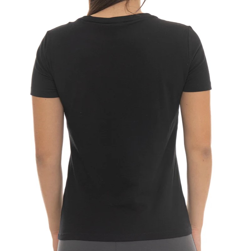 Tricou EA7 TRAIN LOGO SERIES W TEE SS RN FANCY STRASS - imagine 2