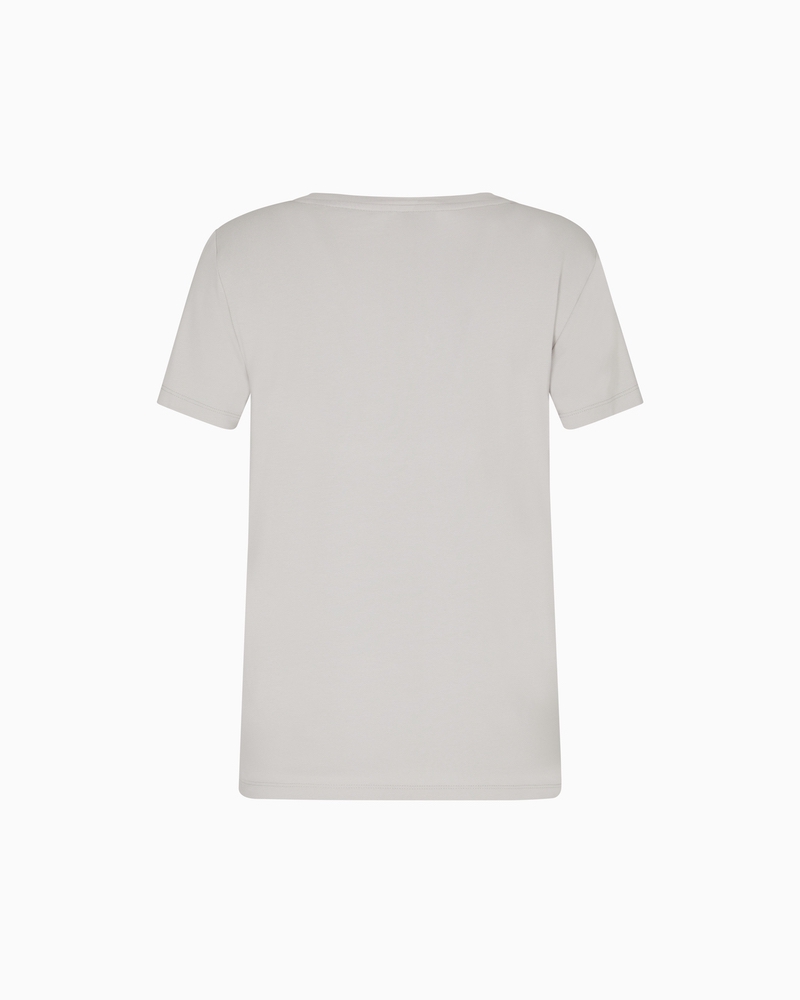 Tricou EA7 TRAIN LOGO SERIES W TEE SS RN FANCY STRASS - imagine 2