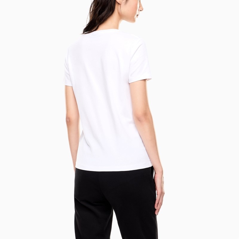 Tricou EA7 TRAIN LOGO SERIES W TEE SS RN FANCY STRASS - imagine 2