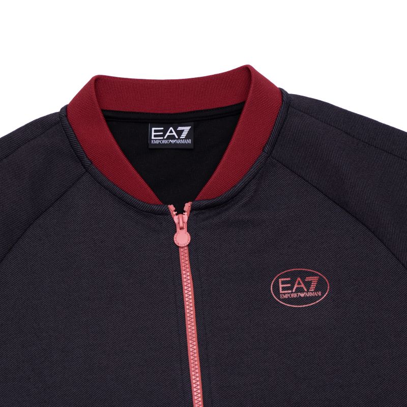 Bluza cu fermoar EA7 TRAIN TENNIS CLUB W T-TOP CN