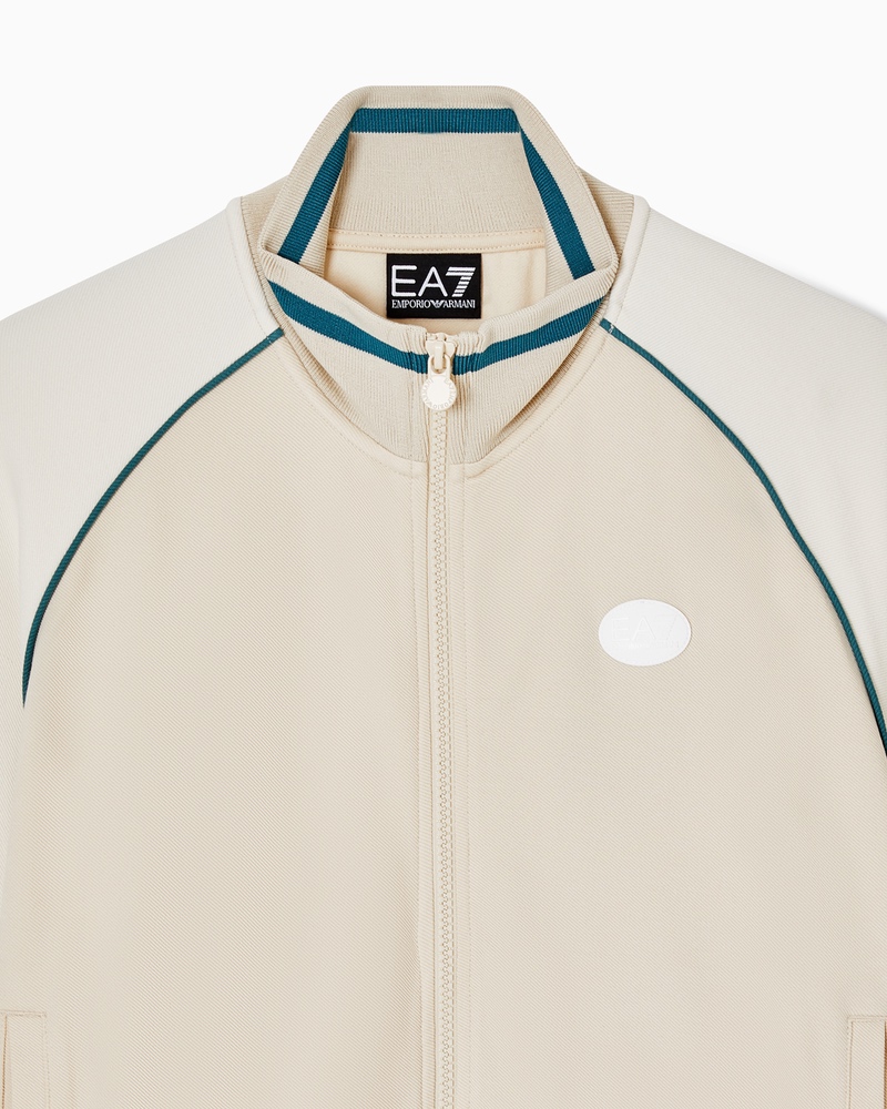 Bluza cu fermoar EA7 TRAIN SPORTING CLUB W T-TOP FZ - imagine 5