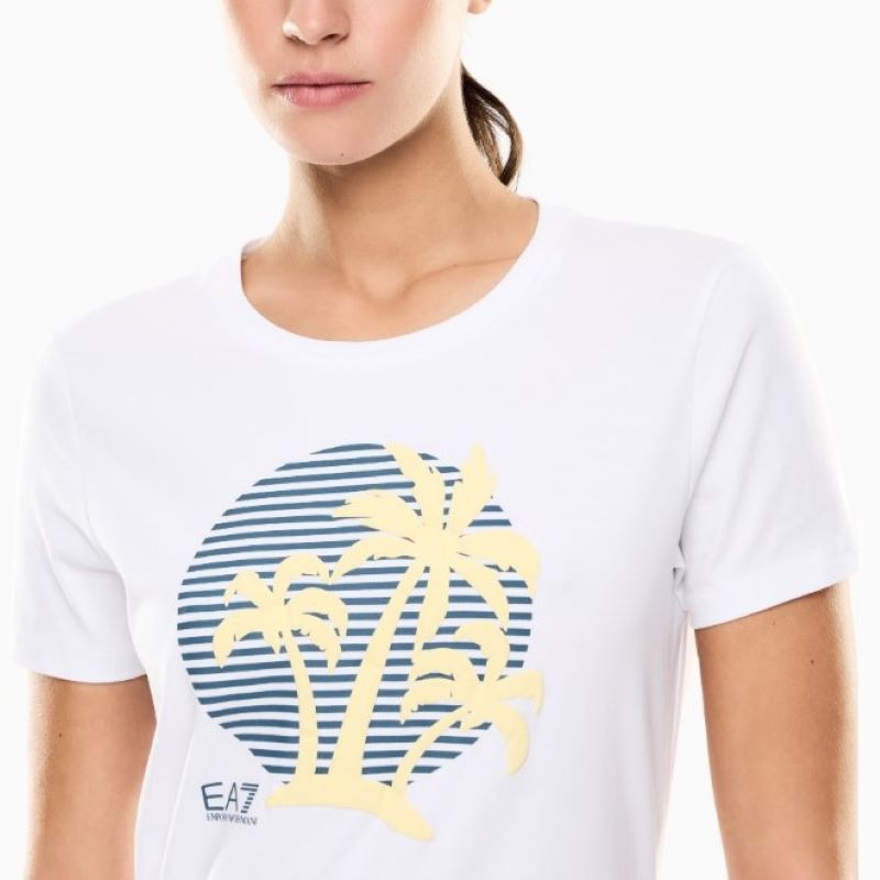 Tricou EA7 TRAIN COSTA SMERALDA W GRAPHIC TEE - imagine 3