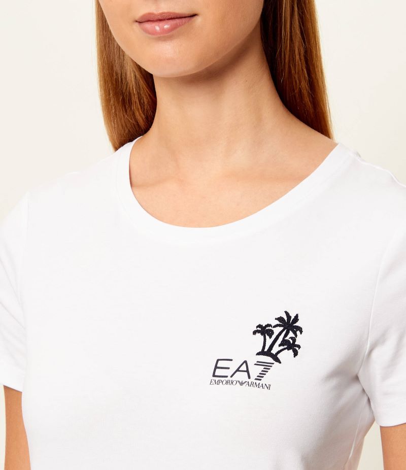 Tricou EA7 TRAIN COSTA SMERALDA W GRAPHIC TEE - imagine 3