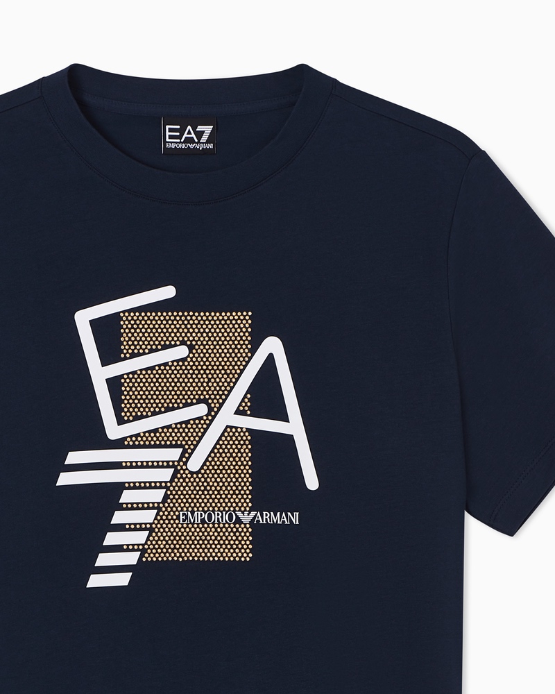 Tricou EA7 TRAIN LOGO SERIES W TEE SS BOX LOGO CROSSOVER - imagine 3