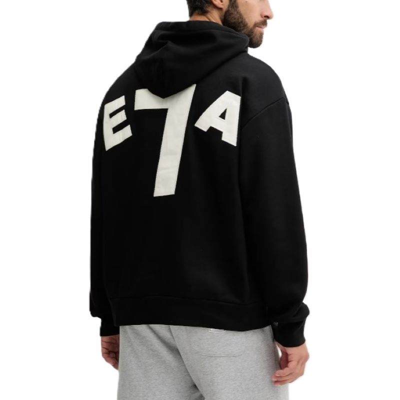 Hanorac EA7 TRAIN LOGO SERIES U HOODIE RN COFT OVERSIZE LOGO - imagine 2