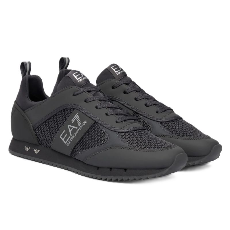 Pantofi sport EA7 BLACK & WHITE LACES — foto 3