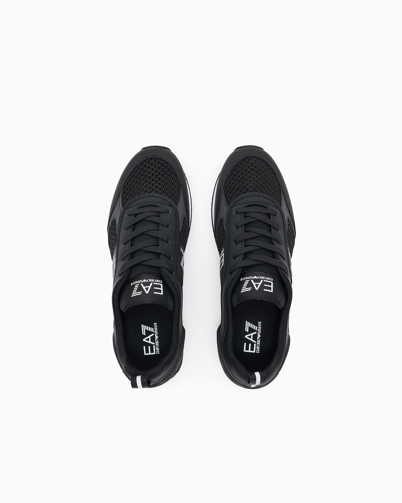 Pantofi sport EA7 BLACK & WHITE LACES — foto 3