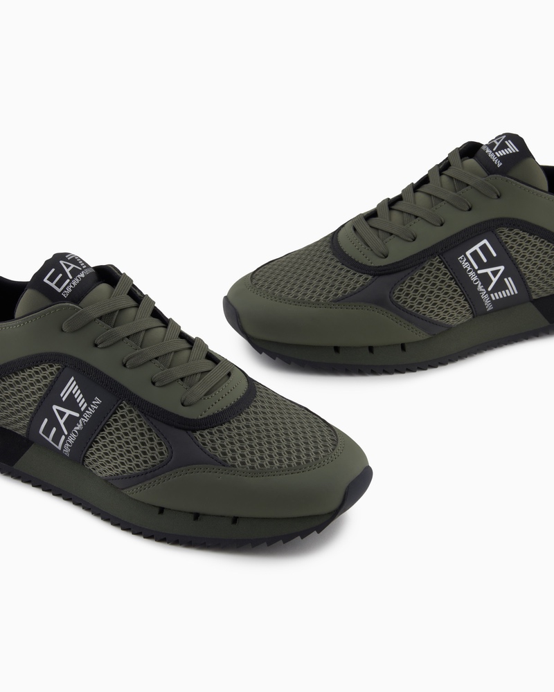 Pantofi sport EA7 BLACK & WHITE LACES - imagine 2