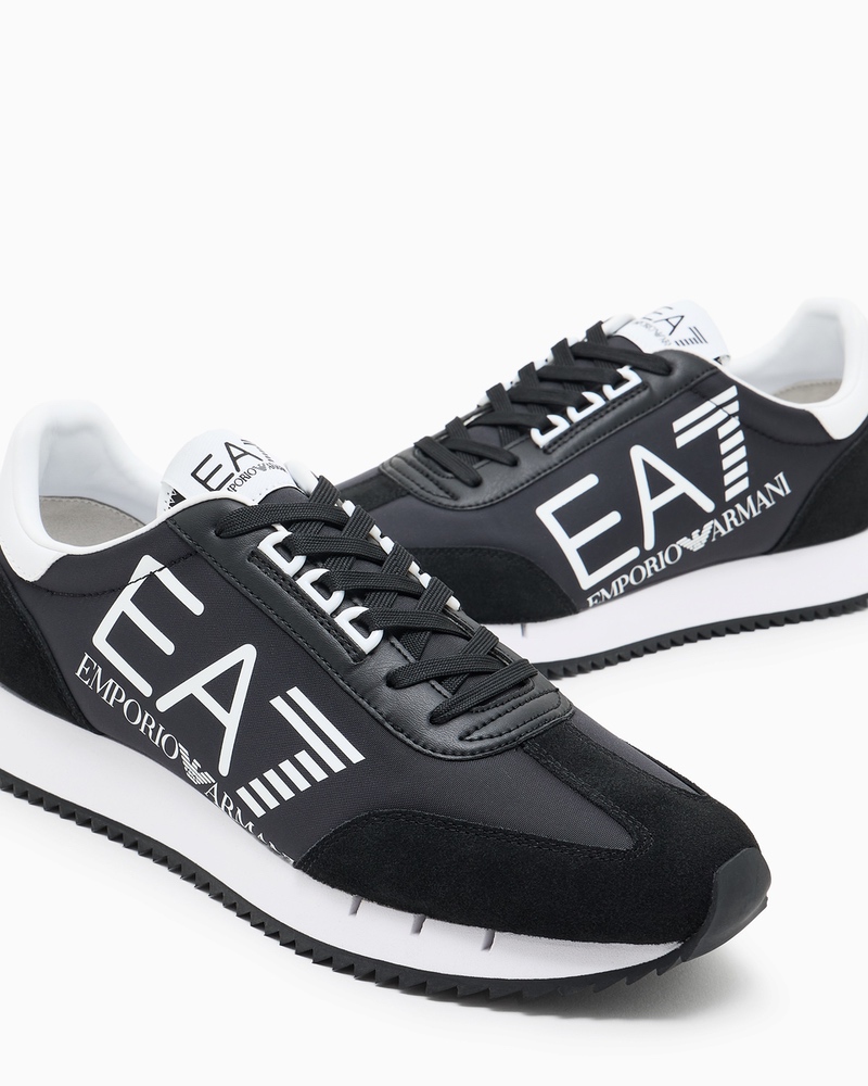 Pantofi sport EA7 BLACK&WHITE VINTAGE - imagine 3