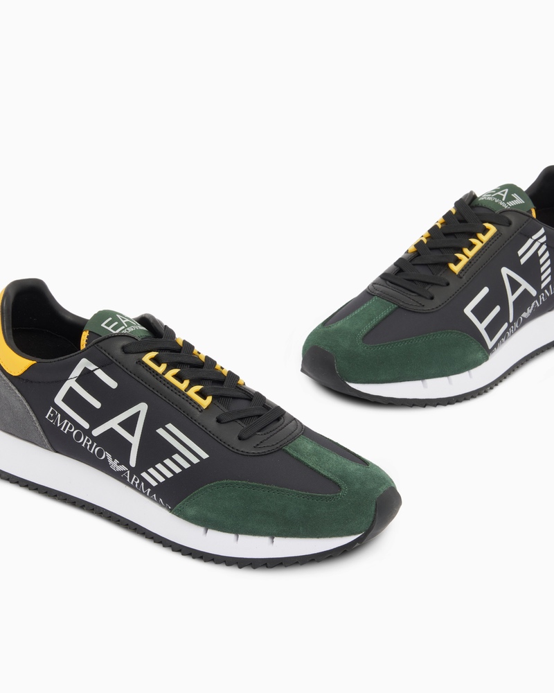 Pantofi sport EA7 BLACK&WHITE VINTAGE - imagine 5