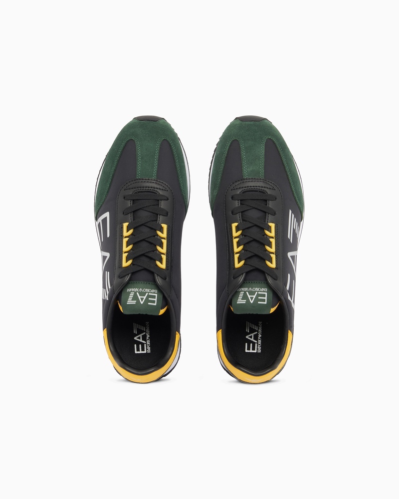 Pantofi sport EA7 BLACK&WHITE VINTAGE - imagine 2