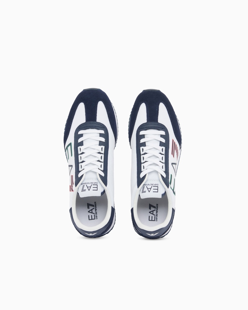 Pantofi sport EA7 BLACK&WHITE VINTAGE - imagine 2