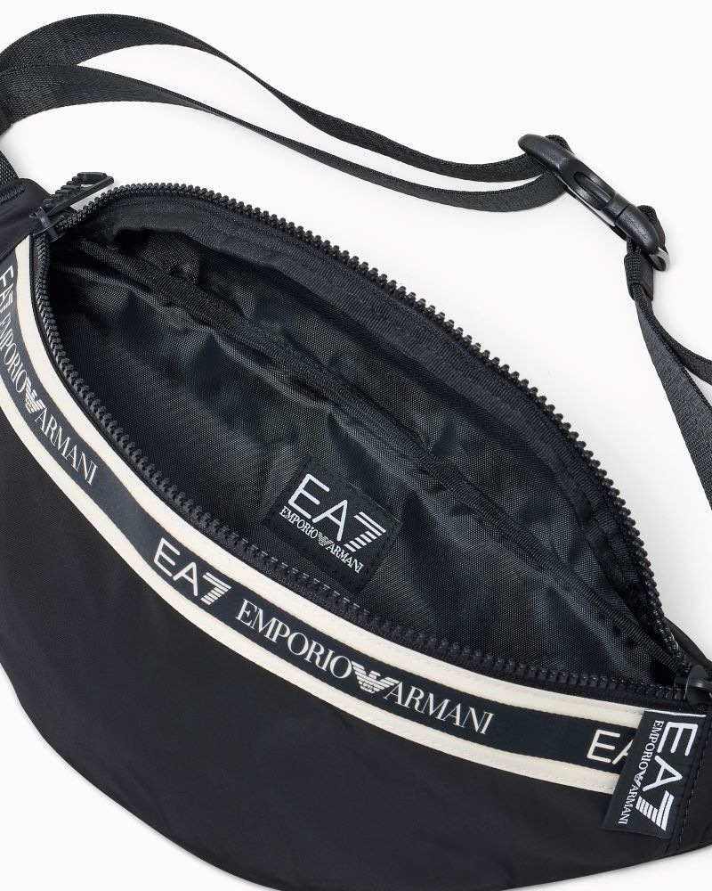 Borseta EA7 TRAIN LOGO SERIES U WAISTBAG TAPE