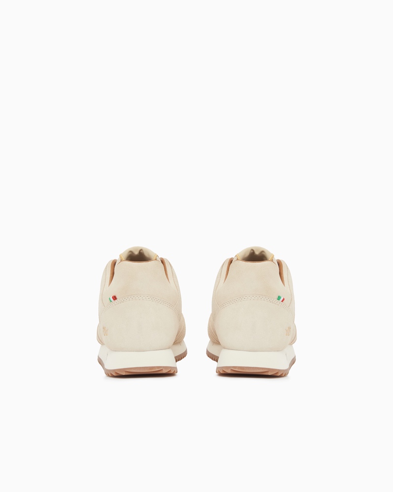 Pantofi sport EA7 BLACK & WHITE LACES 10TH ANNIVERSARY SUEDE - imagine 5