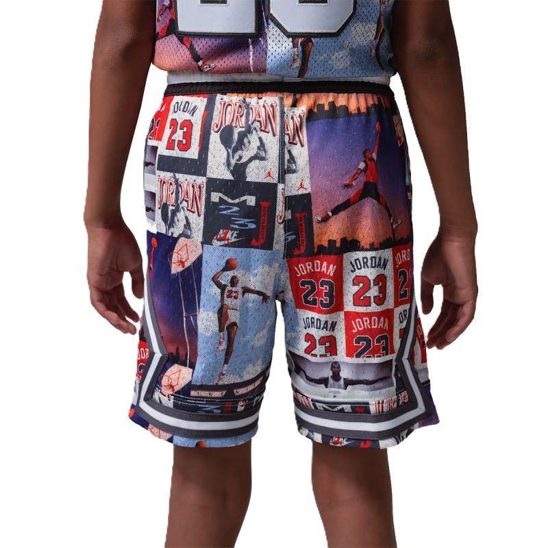 Sort Nike JDB MJ AOP SPORT DIAMOND SHORT