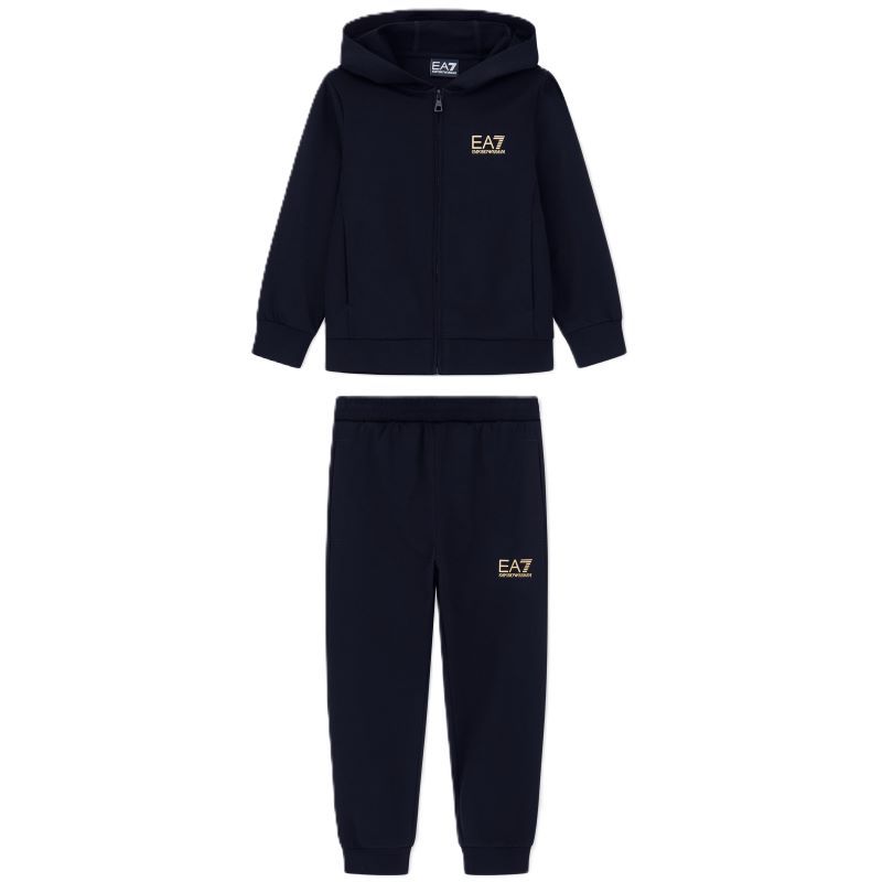 Trening EA7 TRAIN CORE ID BOY T-SUIT HOODIE FZ CH COFT CC