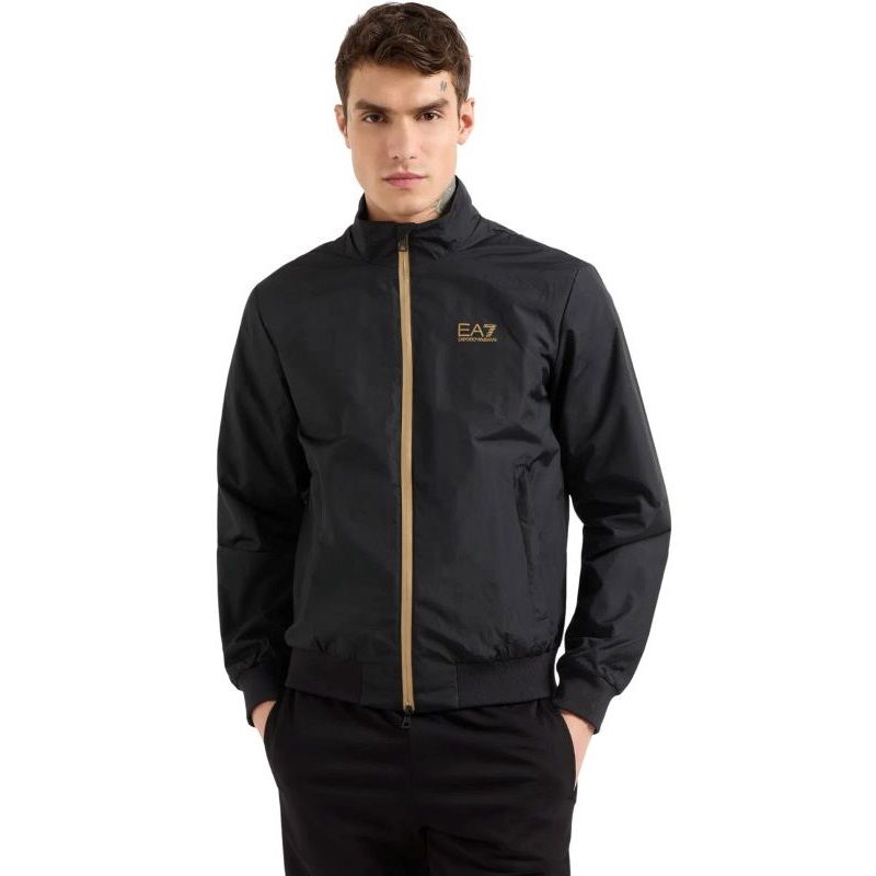 Jacheta EA7 TRAIN CORE ID M JACKET PA CC neagră - various-brands.ro