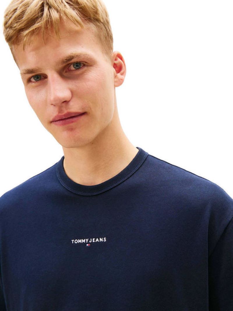 Tricou Tommy Hilfiger TJM RLX LINEAR LOGO TEE EXT - imagine 3