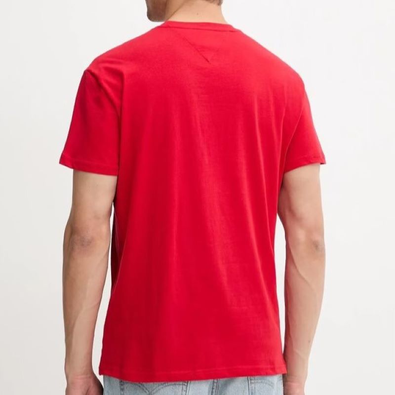 Tricou Tommy Hilfiger TJM REG FLAG LINEAR SS TEEEXT - imagine 2