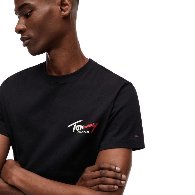 Tricou Tommy Hilfiger TJM SLIM SIGN CHEST SS TEE EXT - imagine 3