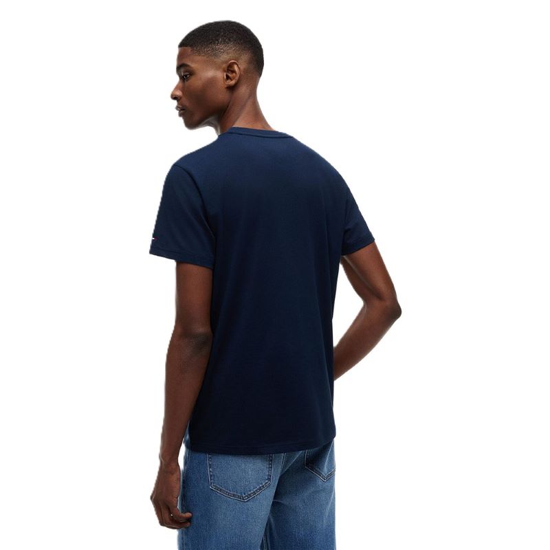 Tricou Tommy Hilfiger TJM SLIM SIGN CHEST SS TEE EXT - imagine 2