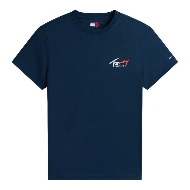 Tricou Tommy Hilfiger TJM SLIM SIGN CHEST SS TEE EXT - imagine 3