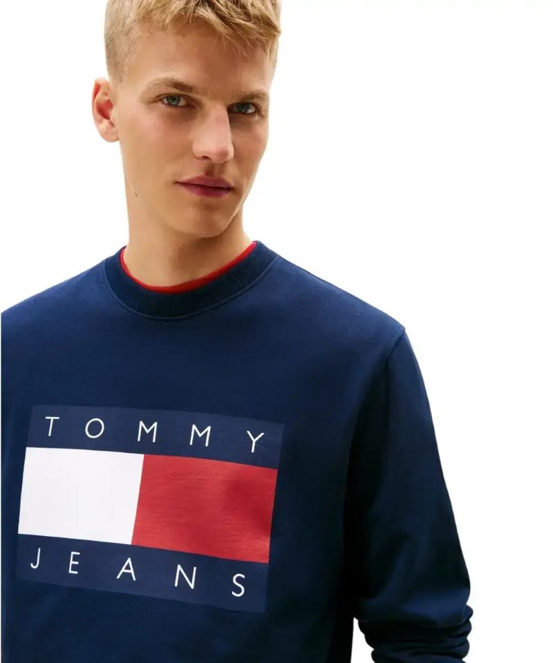 Bluza Tommy Hilfiger TJM REG BIG FLAG CNECK