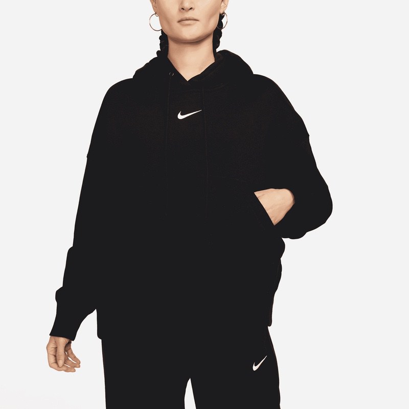 Hanorac Nike W Nsw PHNX fleece OOS PO hoodie - imagine 5