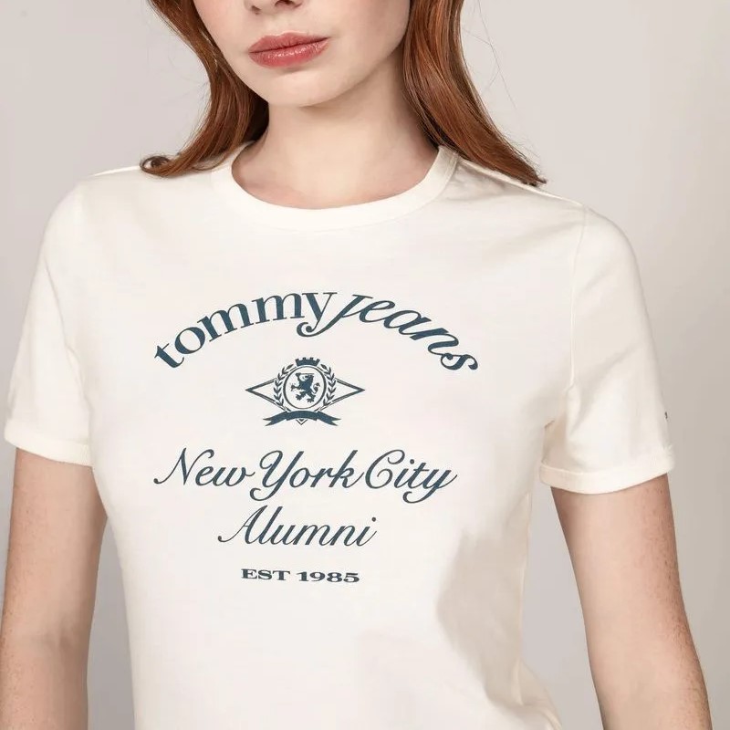 Tricou Tommy Hilfiger TJW SLIM CREST NYC RINGERTEE - imagine 3