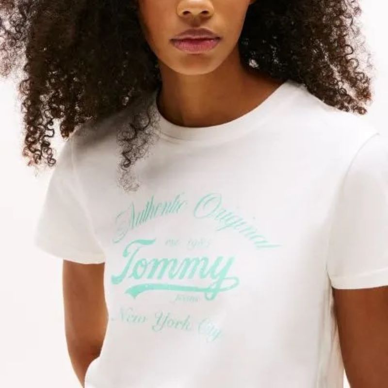 Tricou Tommy Hilfiger TJW REG ESSENTIAL LOGO 1 TEEEXT - imagine 3