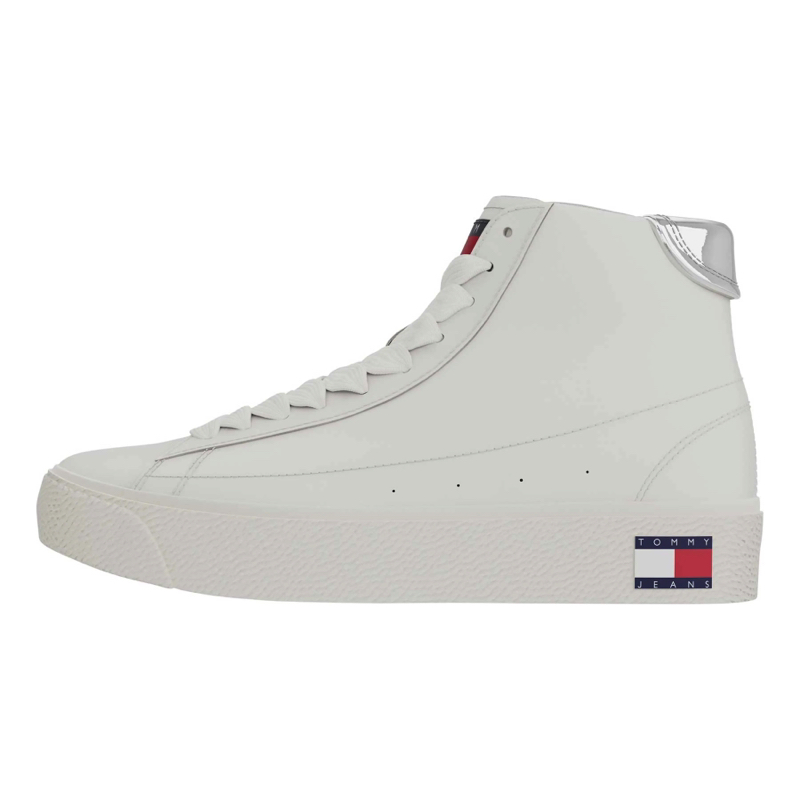 Pantofi Sport Tommy Hilfiger TJW vulc leather PLAT MC - imagine 2