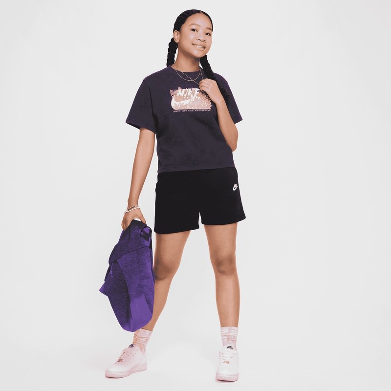 Sort Nike G NSW CLUB FT 5IN SHORT LBR