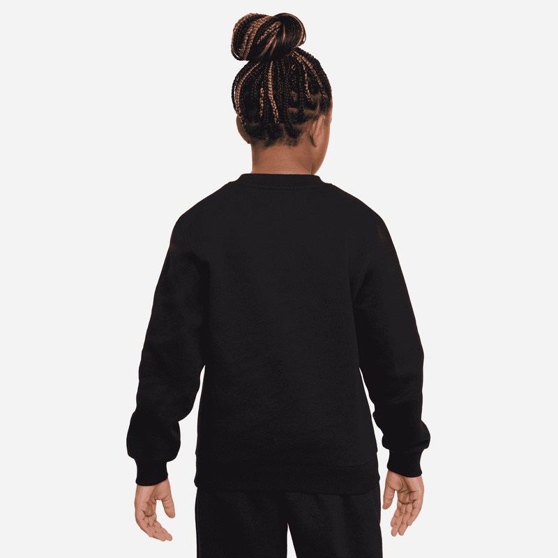 Bluza Nike K NSW CLUB FLC CREW LS HBR - imagine 2