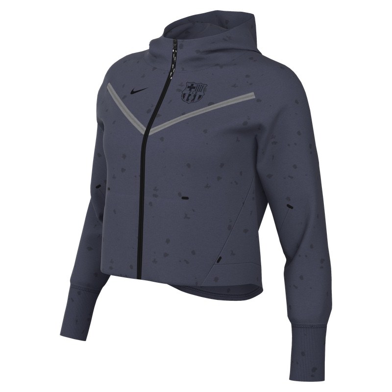 Bluza cu Fermoar Nike FCB WNsw techfleece WRESNTLfull ziphoodie3R - imagine 2