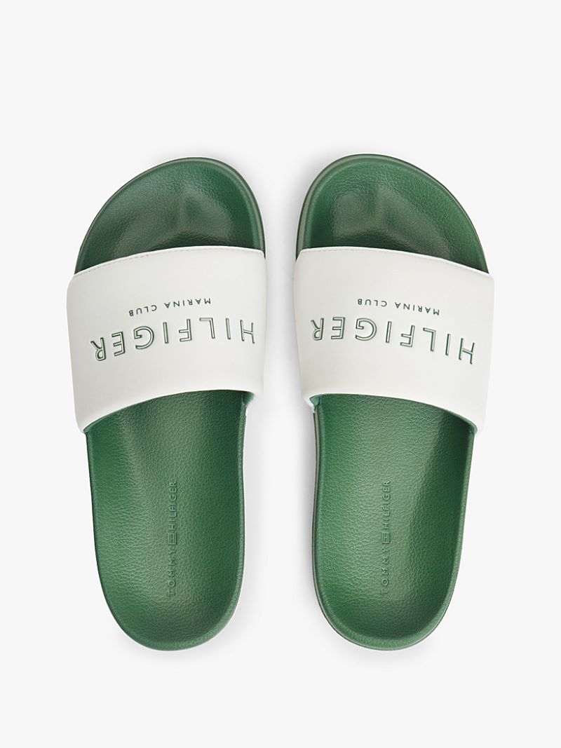 Papuci Tommy Hilfiger HILIFGER NEOPRENE POOL SLIDE — foto 3