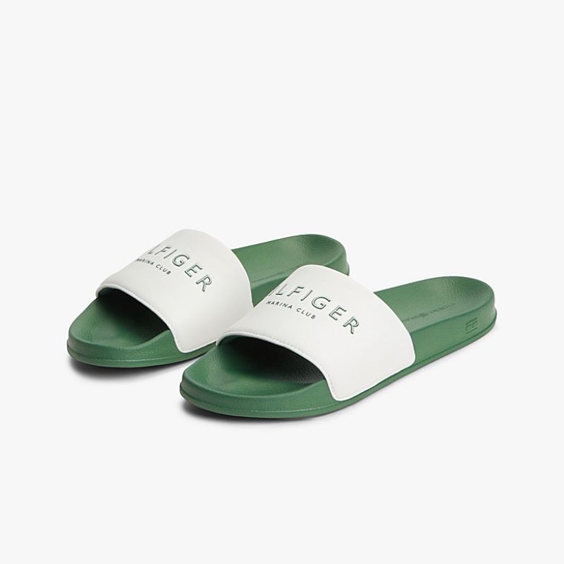 Papuci Tommy Hilfiger HILIFGER NEOPRENE POOL SLIDE — foto 2
